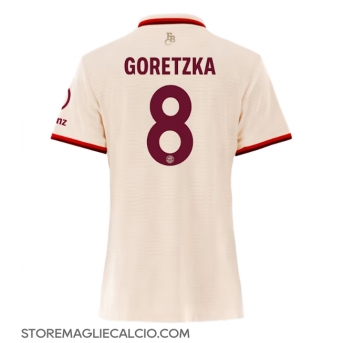 Bayern Munich Leon Goretzka #8 Maglia Gara Terza Repliche 2024-25 Donna